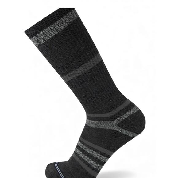 Nautica Men’s Dress Crew Socks 5-Pack Size 6-12.5 Black Gray Blue Soft Comfort - Picture 5 of 8